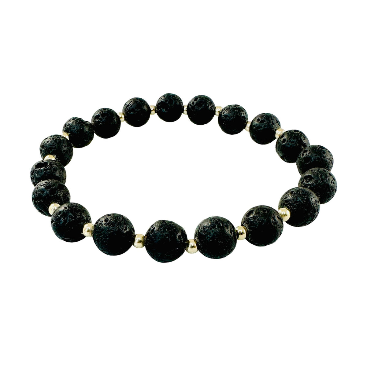 Silver Black Men Bracelet,Difusser Oil Lava Stone Bracelet,Jewelry for Men,Black Beaded Stone Adjustable Bracelet,Healing Protection Bracele