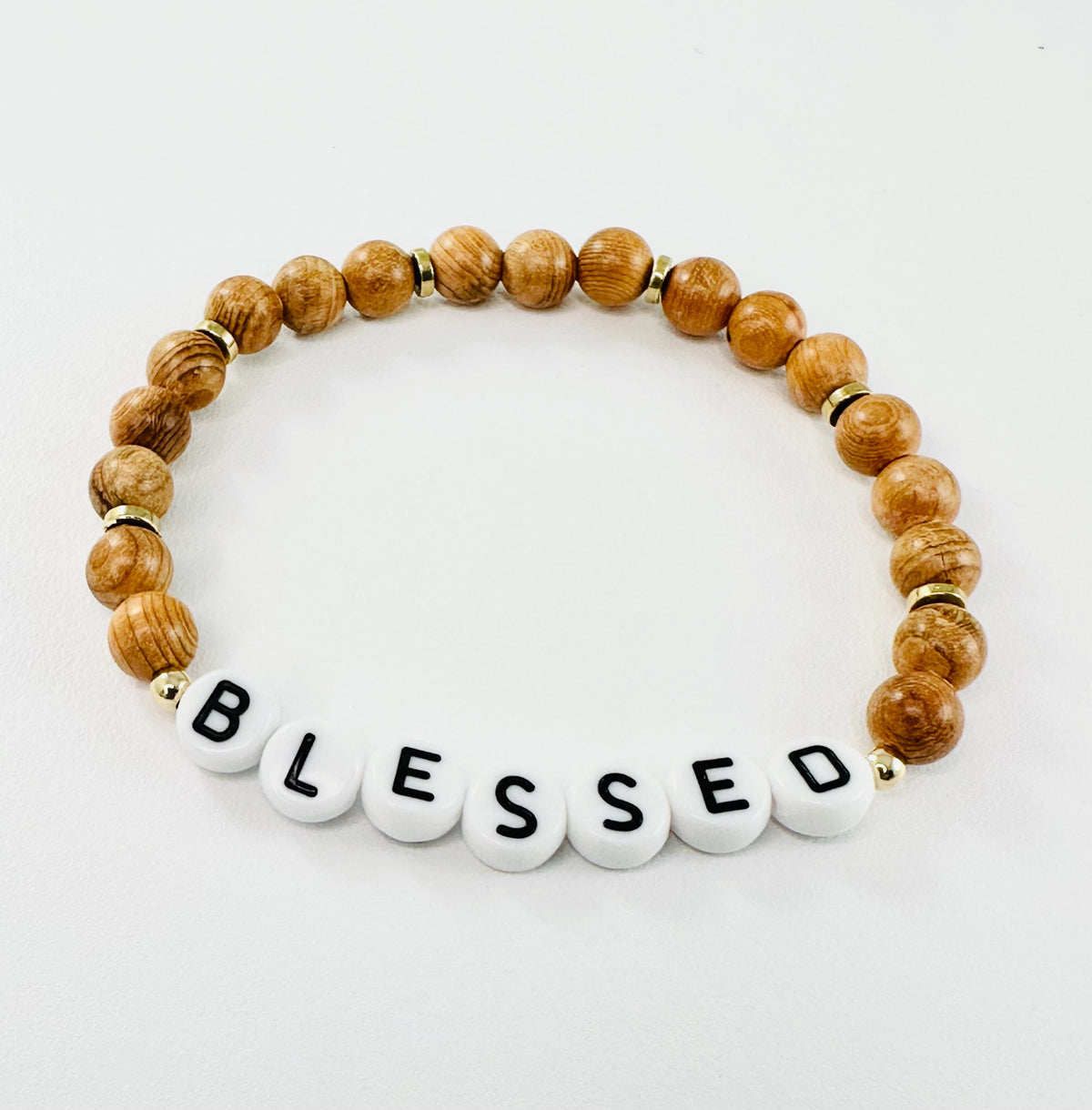 YAHWEH Bracelet,Blessed Bracelet,Cross Bracelet,WWJD Blessed Children Bracelet,Christian Baptism Confirmation Bracelet,Rosewood Bead Bracele