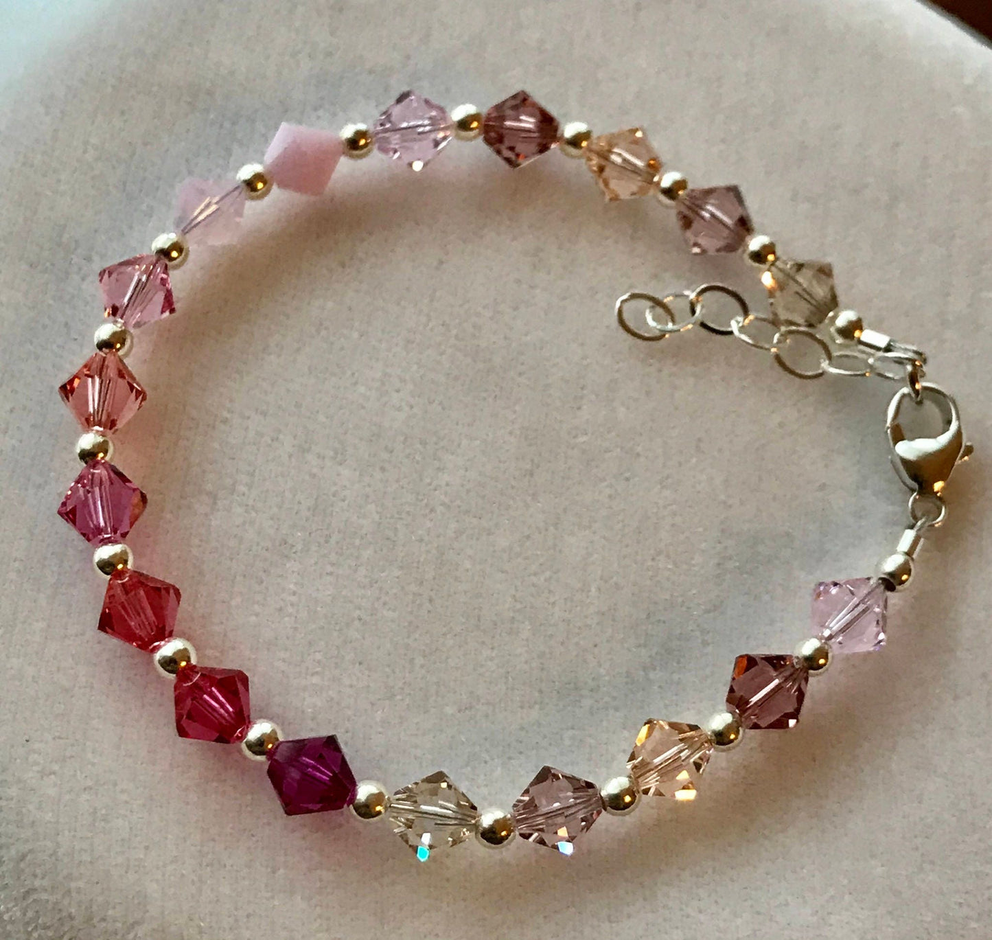 PRESTIGE Pearl Pave Beads Bracelet,Flower Girl Pearl Bracelet,Bridesmaid Pearl Bracelet,Junior Bridesmaid Bracelet,Pave Crystal Bracelet