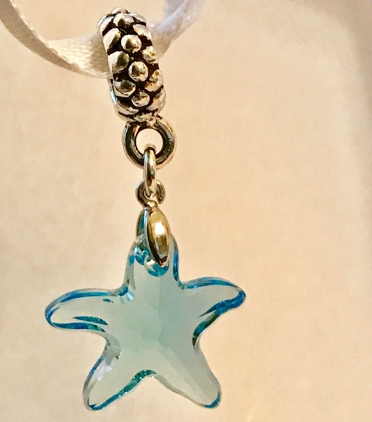 Something Blue Starfish Charm,Something Blue Bouquet Charm,Blue Aqua Starfish Bouquet Charm,Something Blue Wedding Bouquet bride from mother