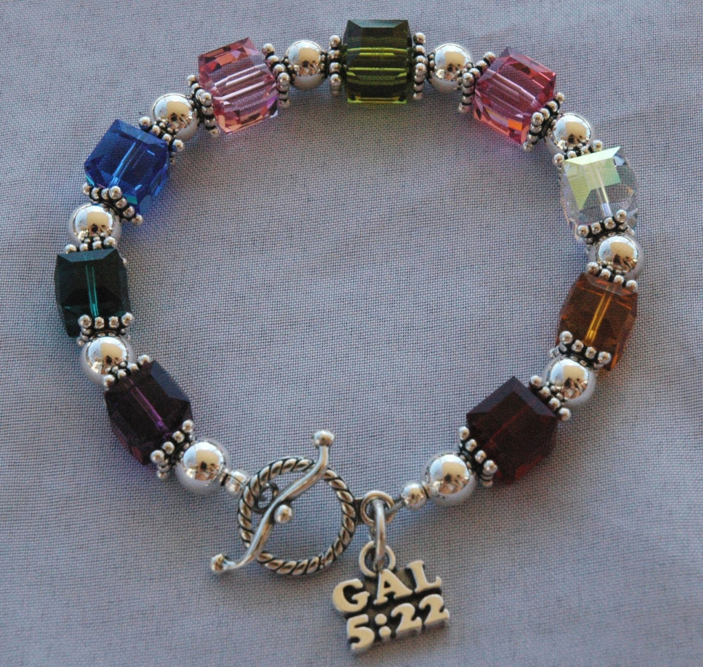Fruit of the Spirit Children Bracelet, Galatians 5:22-23 Bible Verse Bracelet, First Communion Bracelet, Confirmation Gift, Baptism Bracelet