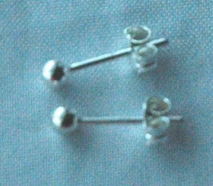 Sterling Silver Skull Crossbones  Stud Earrings, Skull Earrings,  Crossbones Earrings