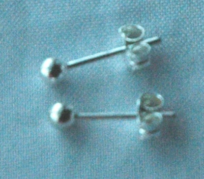 Sterling Silver Skull Crossbones Stud Earrings, Skull Earrings, Crossbones Earrings
