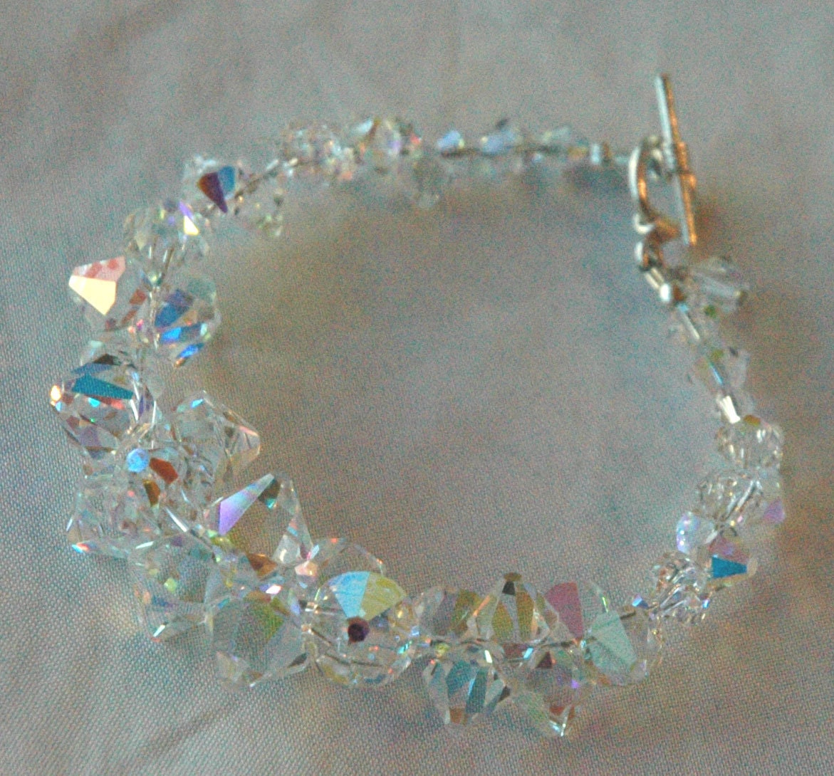 Bride Crystal Rock Bicone Necklace,Bride Crystal Jewelry Necklace,Bridal Crystal Jewelry Necklace,Wedding Necklaces for Brides,Mothers of