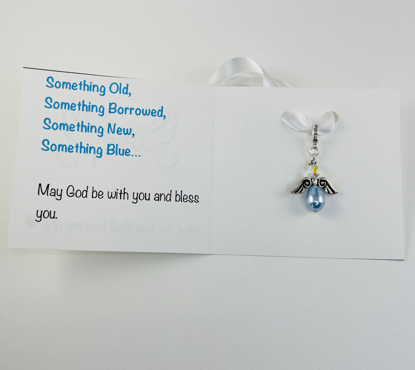 Bride Groom Something Blue Set Charm,Navy Blue Bouquet Charm,Blue Heart Bouquet Charm,Something Blue For Groom Bride Wedding Bouquet Charm