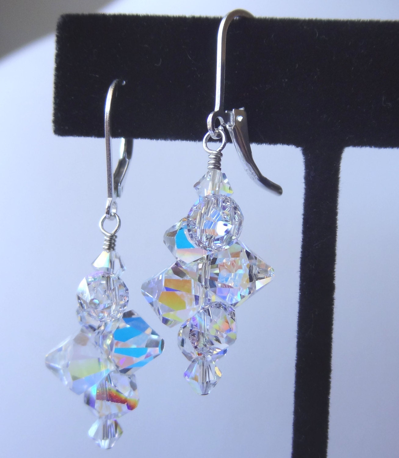 Bride Crystal Rock Bicone Necklace,Bride Crystal Jewelry Necklace,Bridal Crystal Jewelry Necklace,Wedding Necklaces for Brides,Mothers of