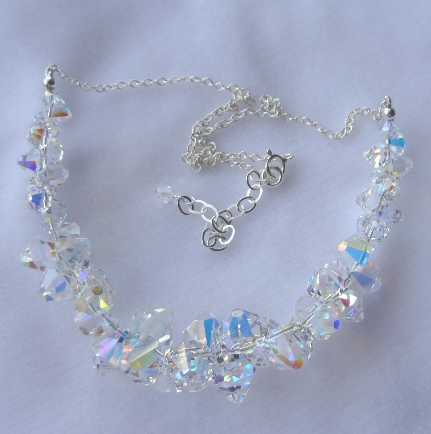 Bridal Wedding Crystal Rock Bicone Earrings,Bridesmaids Earrings,Bride Crystal Earrings,Bridal Crystal Dangle,Mother of Bride Groom Earrings