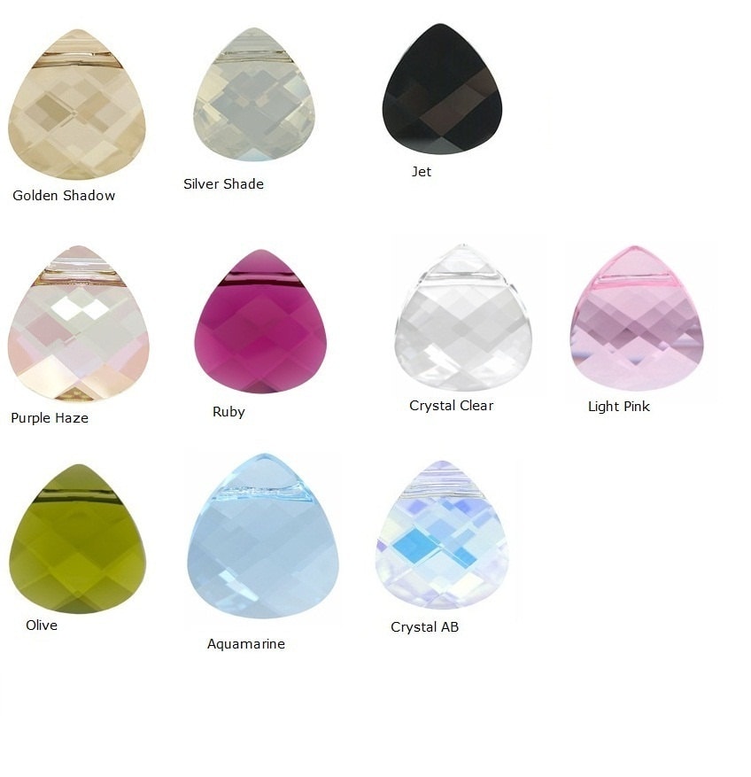 Crystal Clear Briolette Earrings Necklace Set,Bridesmaids Gift Set,Bridesmaids Earrings,Bridesmaid Necklace,Bride Crystal Clear Drop Jewelry