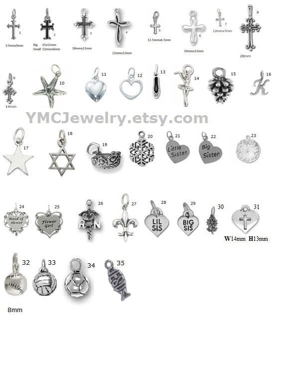 Sterling Silver Add Charms