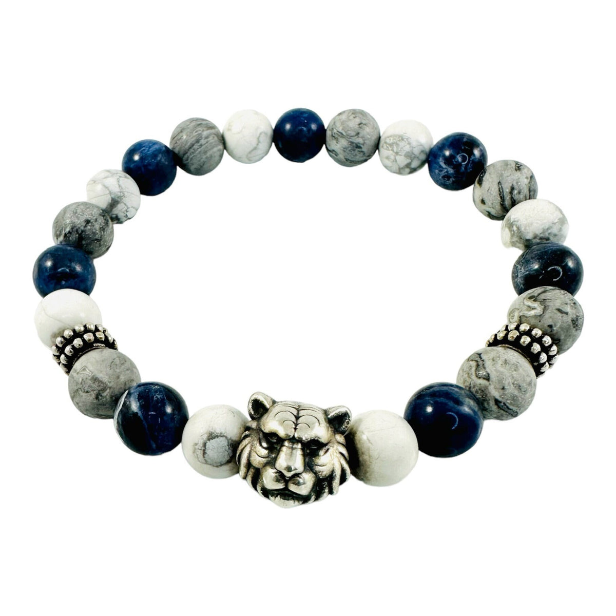 Lucky Protection Evil Eye Beaded Men Bracelet: 8mm Black Brown Men Bracelet,Evil Eye Agate Bracelet,Tiger Eye Hematite Beaded Men Bracelet