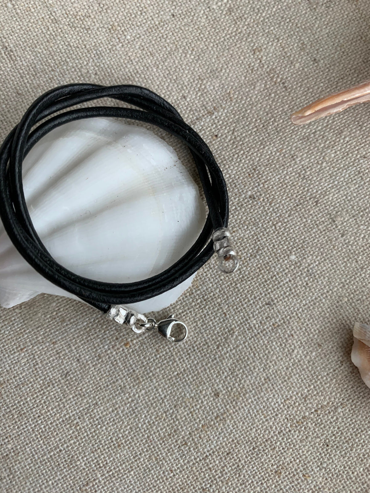 2mm Genuine Real Leather Cord Necklace For Pendant (14"-24" Inches),Sterling Silver Ends And Lobster Clasp Made To Order,Black Brown Leather
