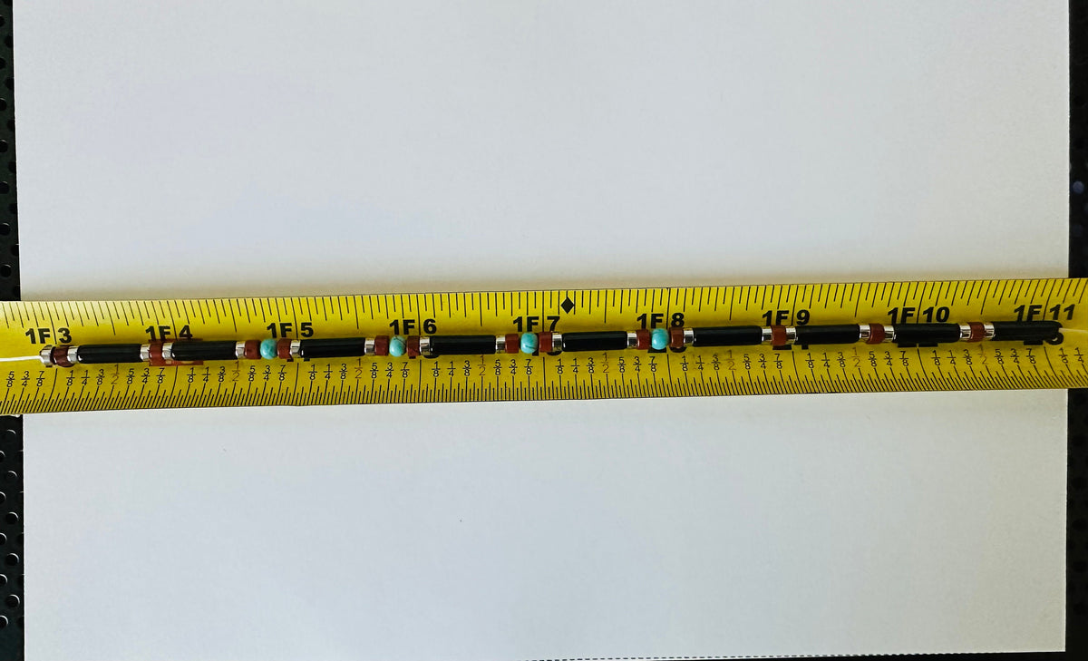 Men's Black Red Blue Beaded Bracelet,Black Onyx Men Beaded Bracelet,Southwest Men Bracelet,Protection Simple Men Bracelet,MinimalistBracelet