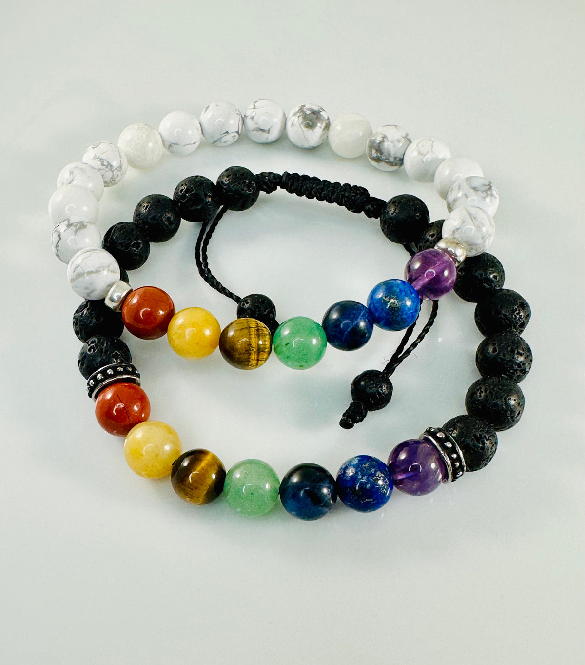 Men Chakra Gemstone Beaded Bracelet,7 Chakra Healing Bracelet,Chakra Bracelet for Men,Mala Bracelet,Meditation Protection EnergyMen Bracelet