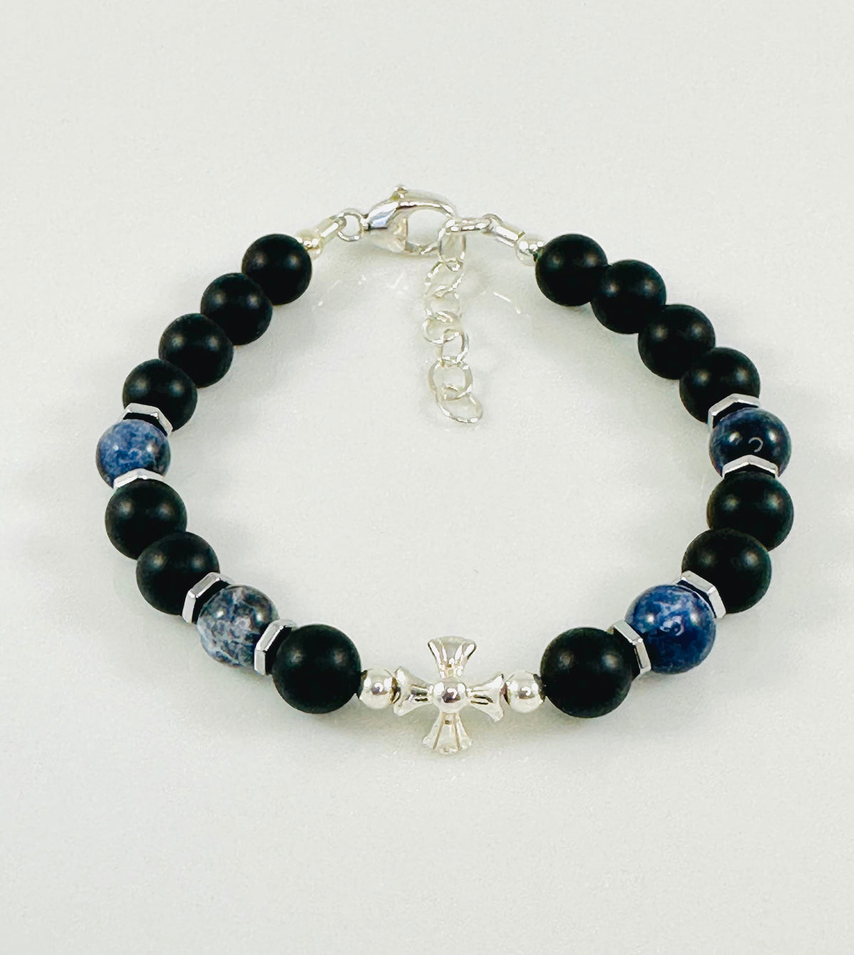Baby Boy Bracelet,Baptism Boy to Wedding Bracelet,Baby Shower Gift,Something Blue Baby Boy,First Communion Christening Blessing Boy Bracelet