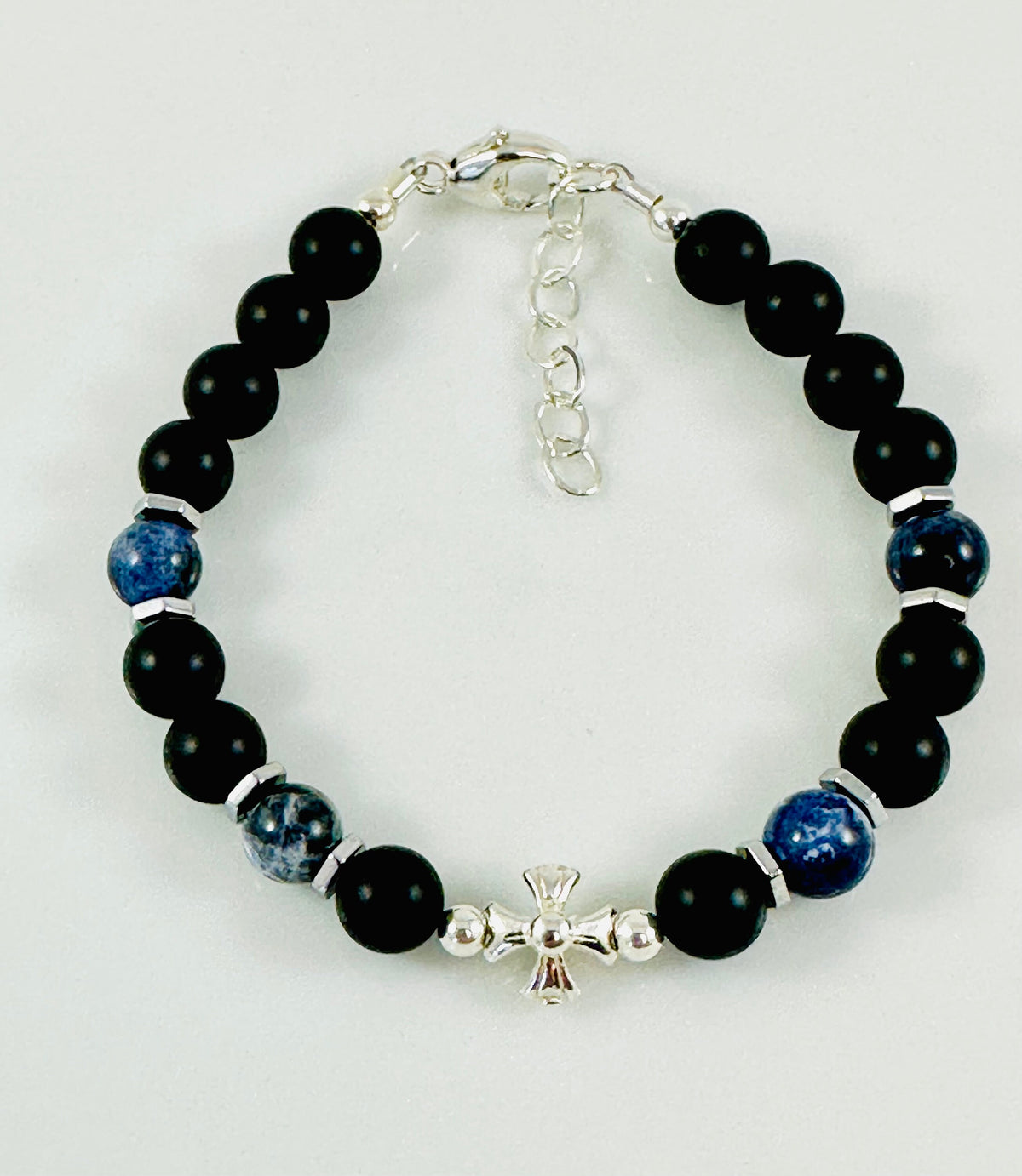 Baby Boy Bracelet,Baptism Boy to Wedding Bracelet,Baby Shower Gift,Something Blue Baby Boy,First Communion Christening Blessing Boy Bracelet