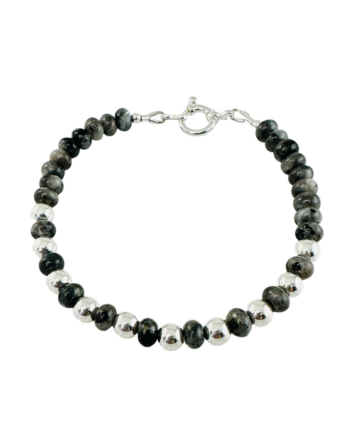 Men’s Blue Pearl Bracelet,Minimalist Blue Gray Pearl Men Bracelet,Larvikite Labradorite Bracelet,Anniversary gift for Husband Jewelry,