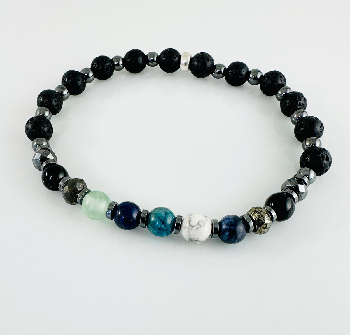 Back To School Bracelet,Student Beaded Bracelet,Study Support Bracelet,Mental Clarity Concentration Intuition Clarity Focus Crystal Healing