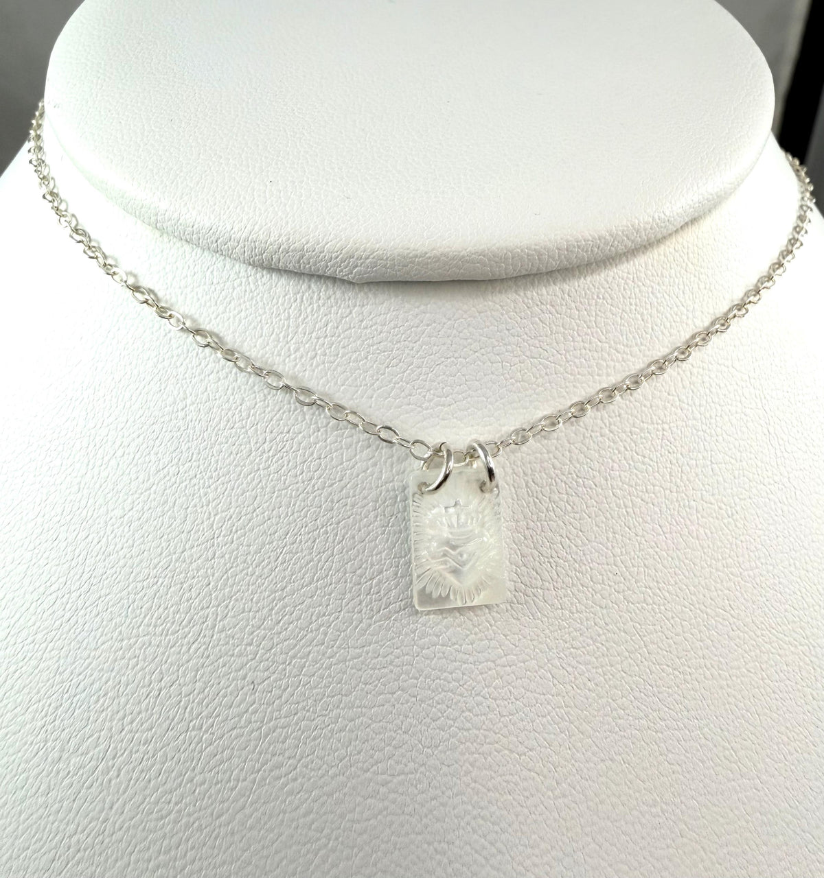 Mother of Pearl Scapular Charms,Sacred Heart Miraculous Virgin Mary Charms,Catholic  Escapulario Religious Jewelry Gift