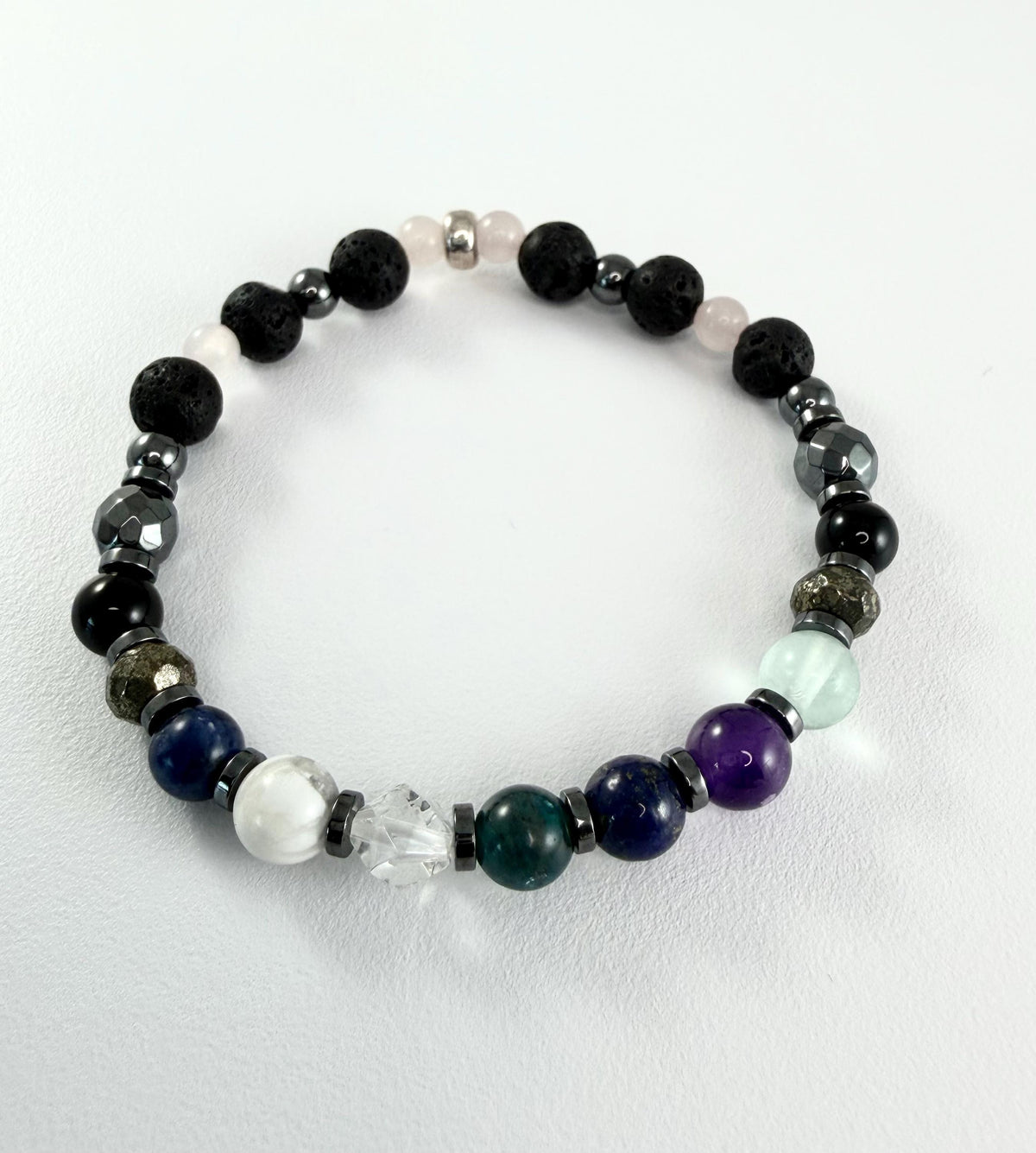 Student Study Support Bracelet,Back To School Bracelet,Mental Clarity Concentration Intuition Focus Healing Crystal Bracelet,Graduation Gift