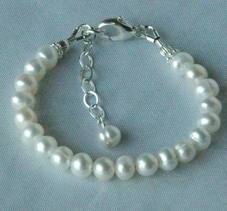 Baby Girl Freshwater Pearl Bracelet