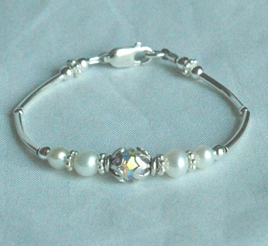 Baby Girl Freshwater Pearl Bracelet