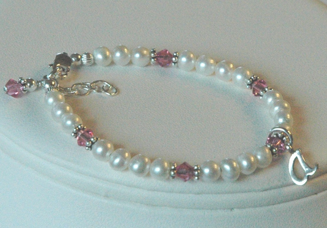 Pearl Cross Necklace, Baptism Pearl Necklace,First Communion Confirmation Christening Pearl Cross Necklace,Flower Girl Pearl Cross Necklace