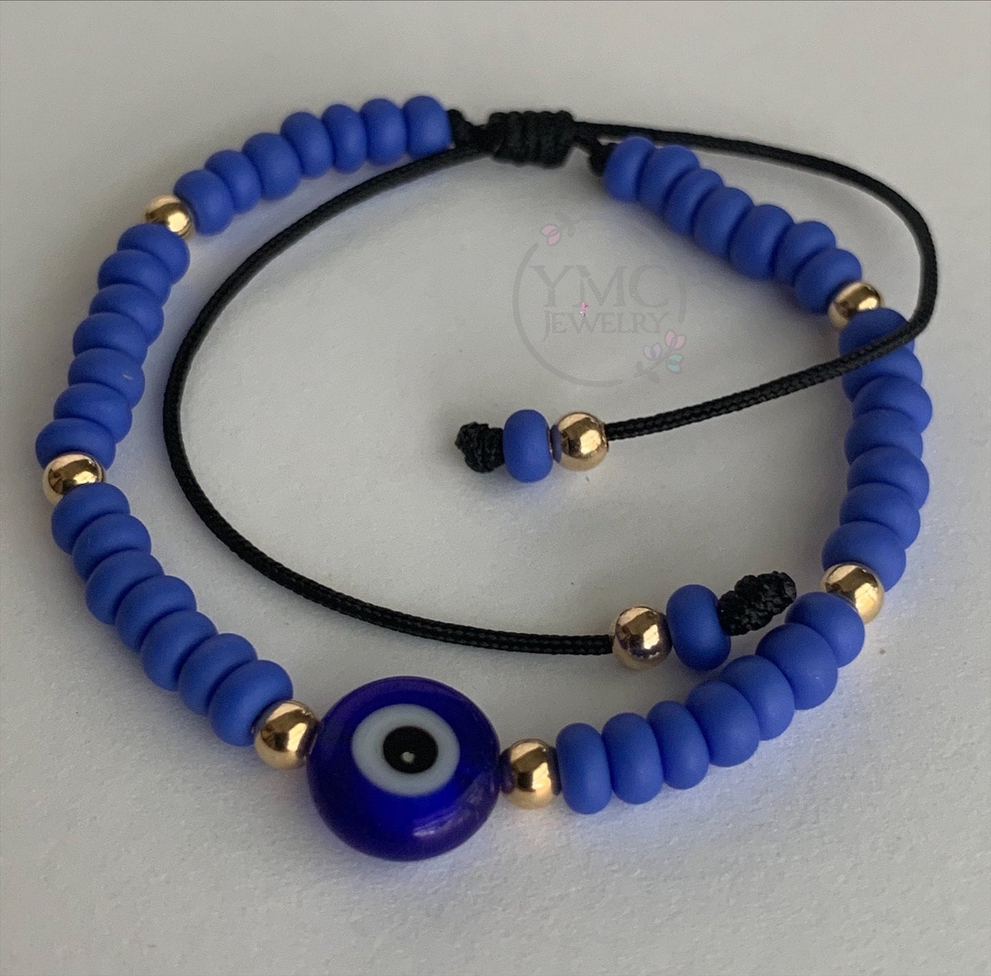 Blue Baby Evil Eye Crystal Bracelet,Baby Protection Bracelet,Lucky Evil Eye Bracelet,Turkish Evil Eye Bracelet,Protection Bracelet