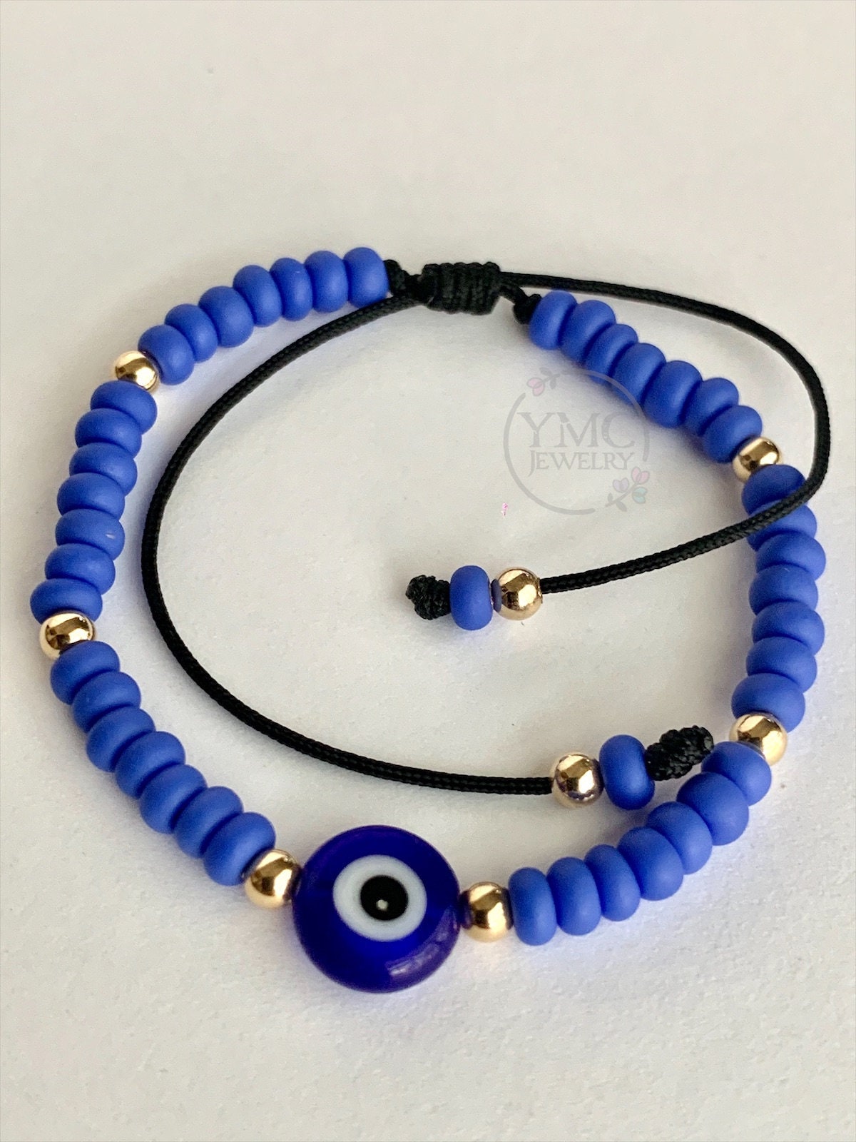 Blue Baby Evil Eye Crystal Bracelet,Baby Protection Bracelet,Lucky Evil Eye Bracelet,Turkish Evil Eye Bracelet,Protection Bracelet