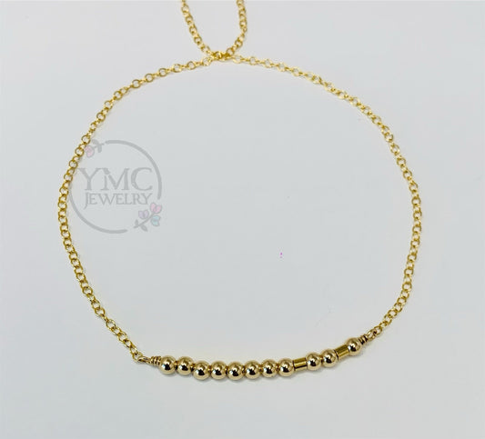 Gold Custom Morse Code Necklace,Personalized Hidden Message Necklace,Secret Message Jewelry,Gold Dainty Friendship Morse Code Necklace