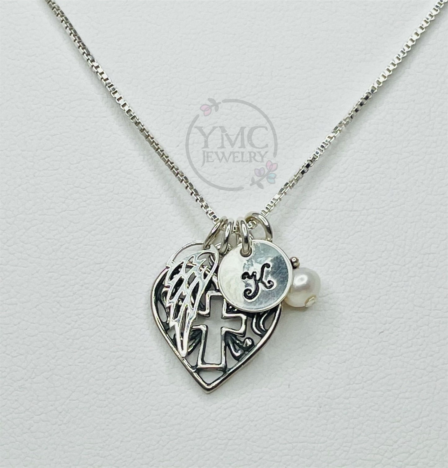 Remembrance Paw Print Pet Memorial Angel Wing Necklace
