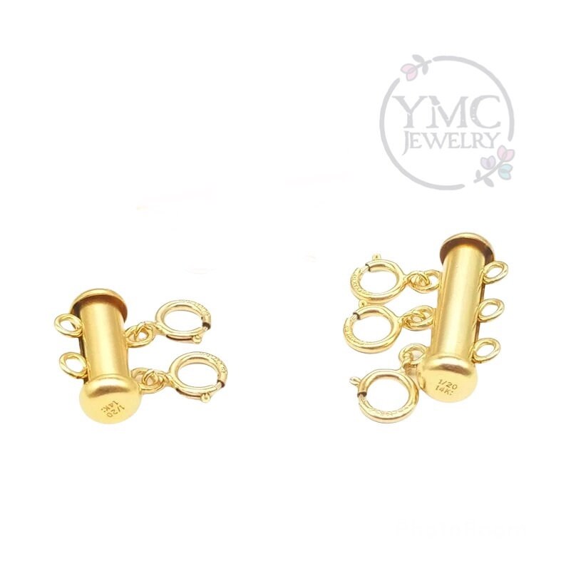 Layered Necklace Spacer-2 Clasps