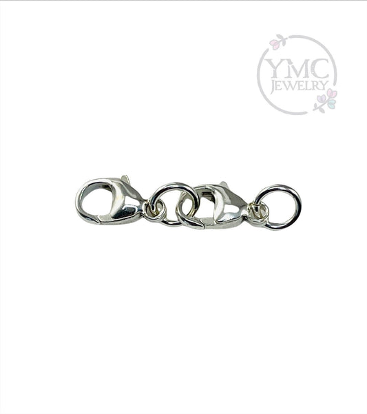Necklace Detangler Clasp, Easy Detangling Layered Necklace, Silver Gold Layered Necklace Clasp Spacer, Multi Strand Necklace Clasp