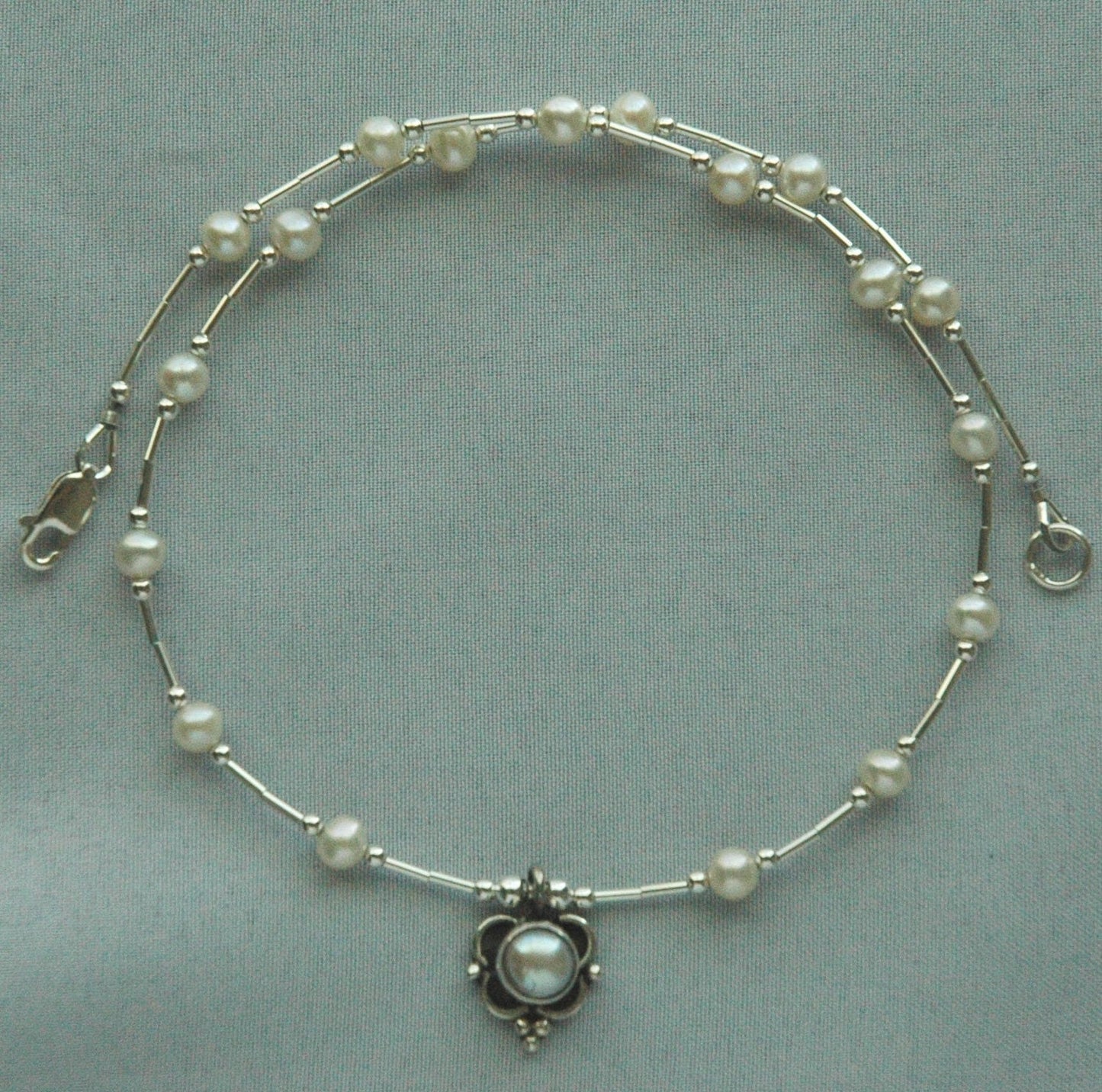 Sterling Silver First Communion Pearl Necklace,Flower Girl Pearl Necklace,Confirmation Pearl Necklace,Baptism Pearl Necklace,Cross Necklace
