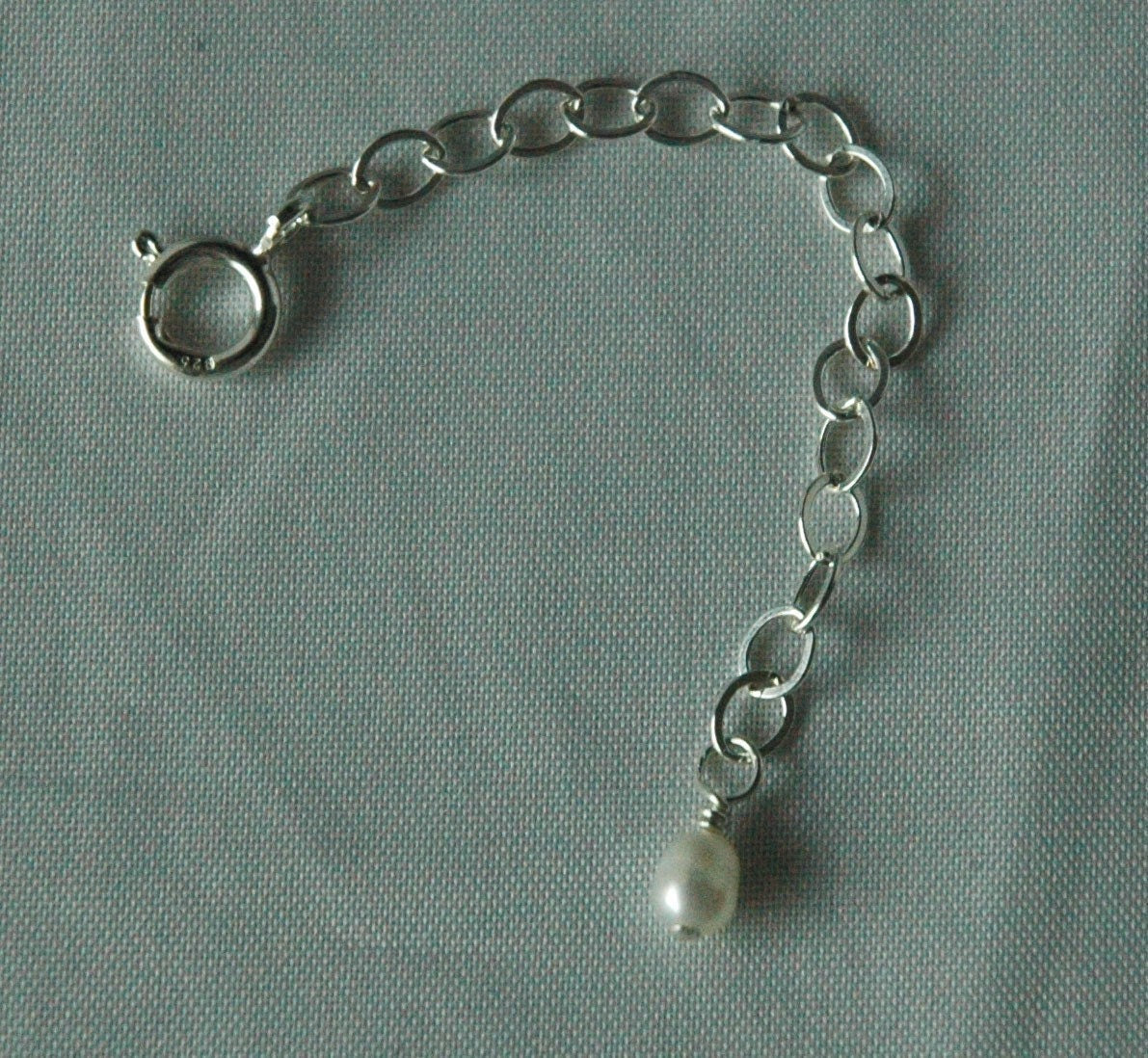 2 1/2 Inches Sterling Silver Jewelry Extender With Clasp,Lengthen Layering Necklaces-Bracelets,extender with charm,Extension Chain
