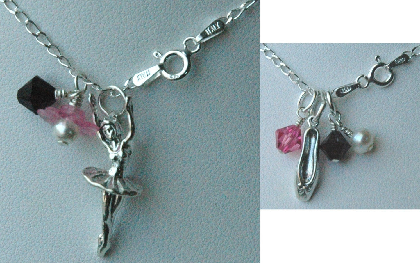 Sterling Silver  Ballet Slipper Post Stud Earrings, Ballerina Earrings, Ballet Slipper Charm,  Ballet Slipper  Earrings, Recital Gifts