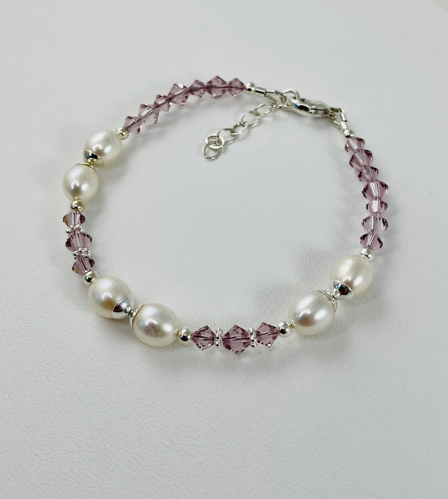 30th Thirtieth Gift for Women,Friend 30th Birthday Gift,30th Birthday Pearl Birthstone Bracelet,Three Set Pearl Bracelet,Birthstone Bracelet
