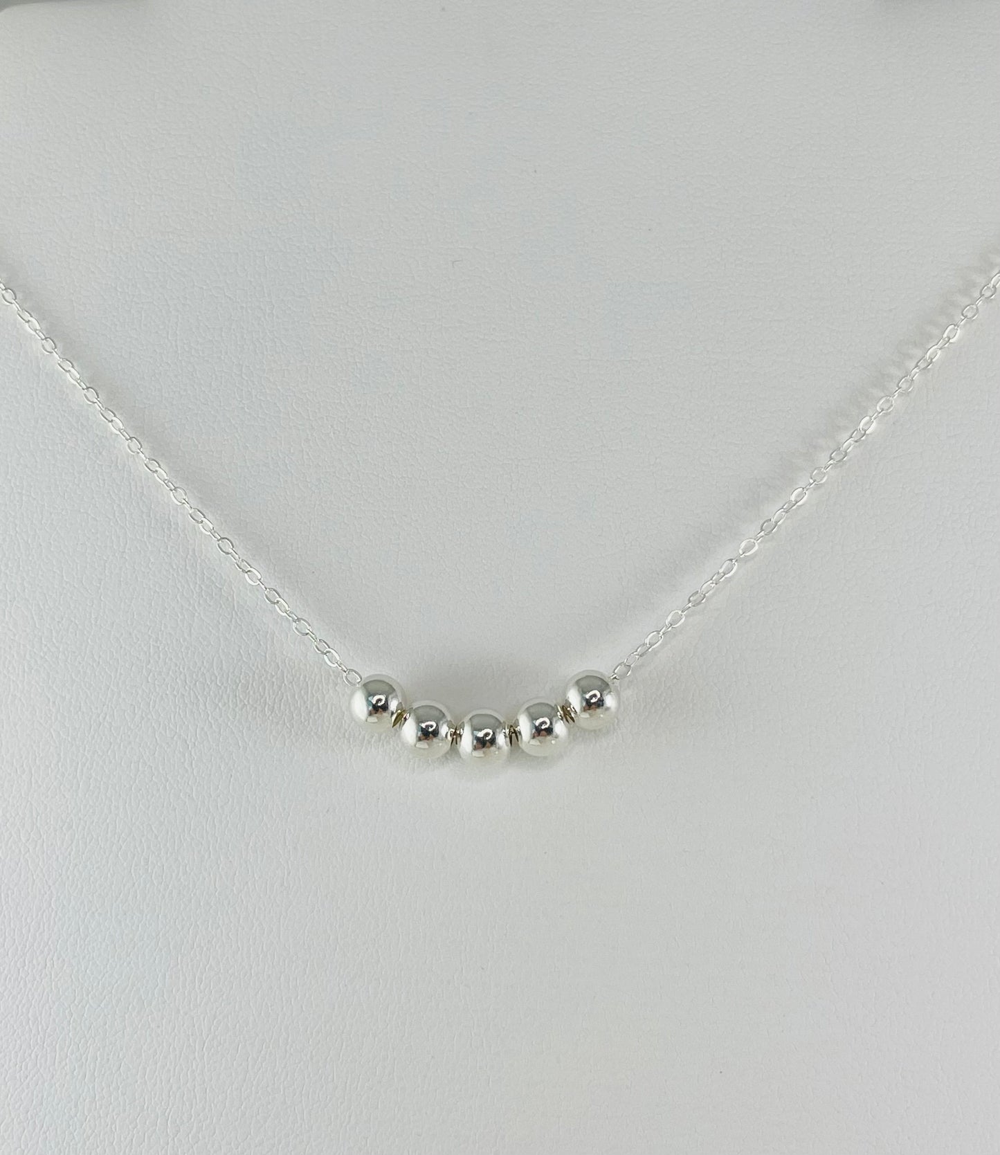 50th Gift for Women,50th Birthday Gift,Fifty and Fabulous Gift Ideas,Five Bead Necklace