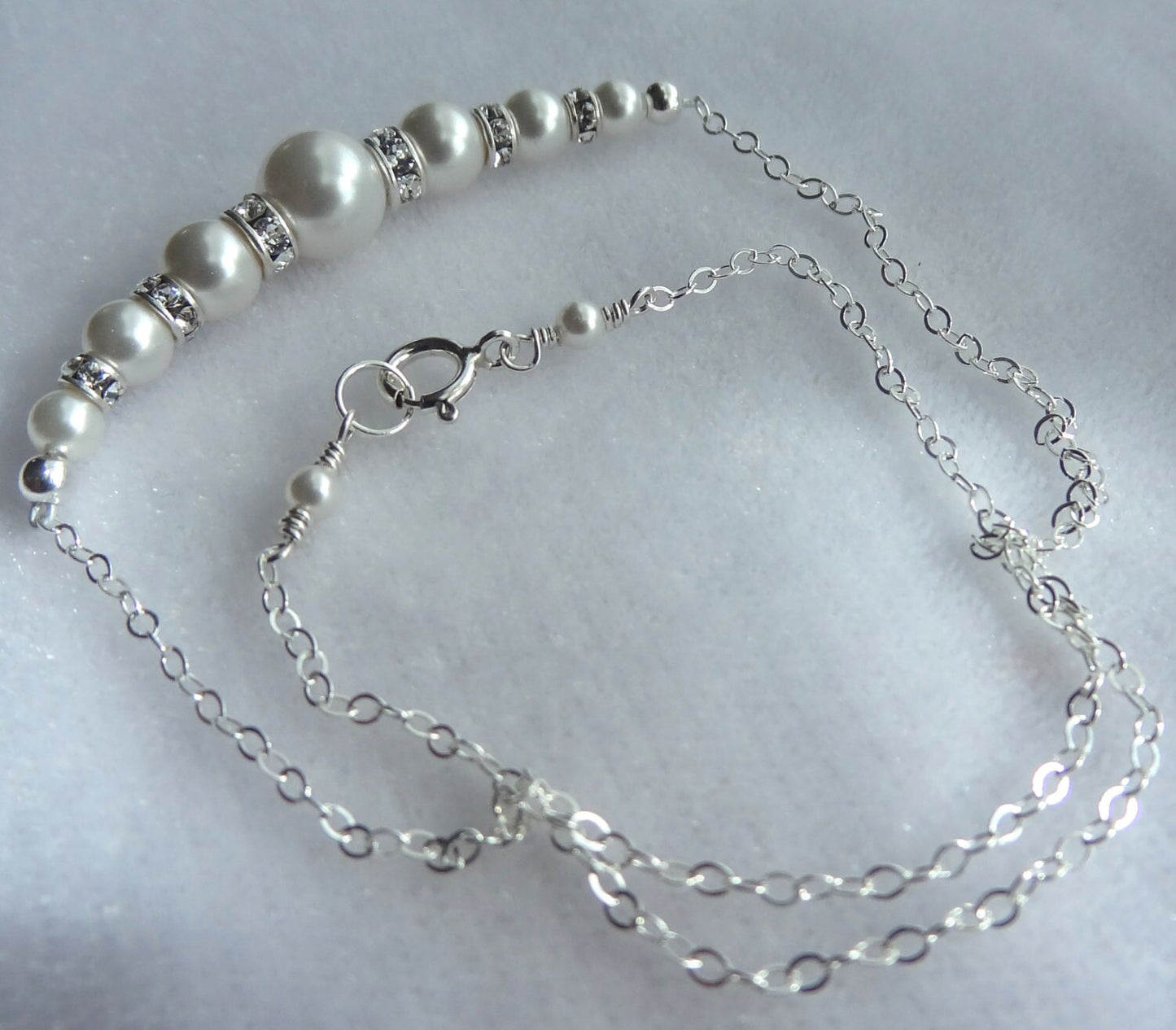 Bride Pearl Necklace, Bridal Pearl Necklace,Bridesmaids Necklace,Pearl Necklace,Junior Bridesmaid Pearl Neclace,Flower Girl Pearl Necklace