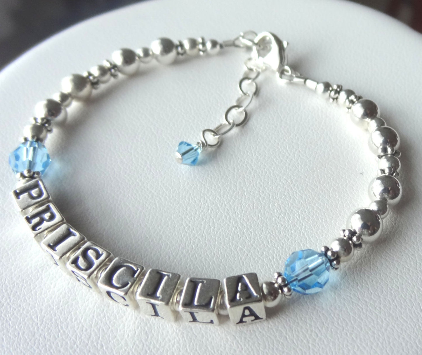 Sterling Silver Family Birthstone Crystal Bracelet,Mother Birthstone Bracelet,Nana Grandmother Grandma Mom Bracelet,Mother's Day Gift