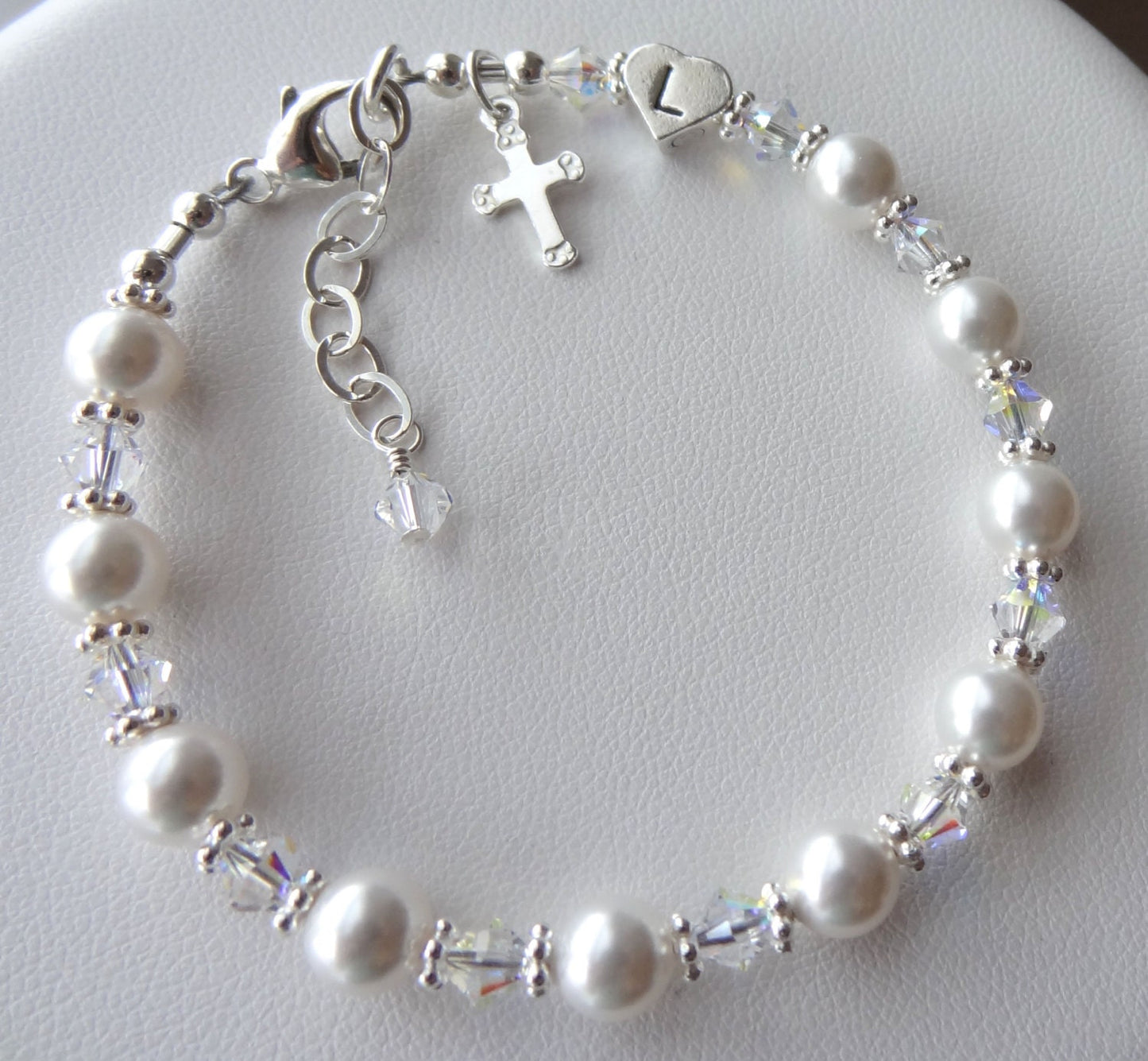 Godmother Pearl Rosary Chaplet Bracelet, Will You Be My Godmother Bracelet, Thank You For Godmother