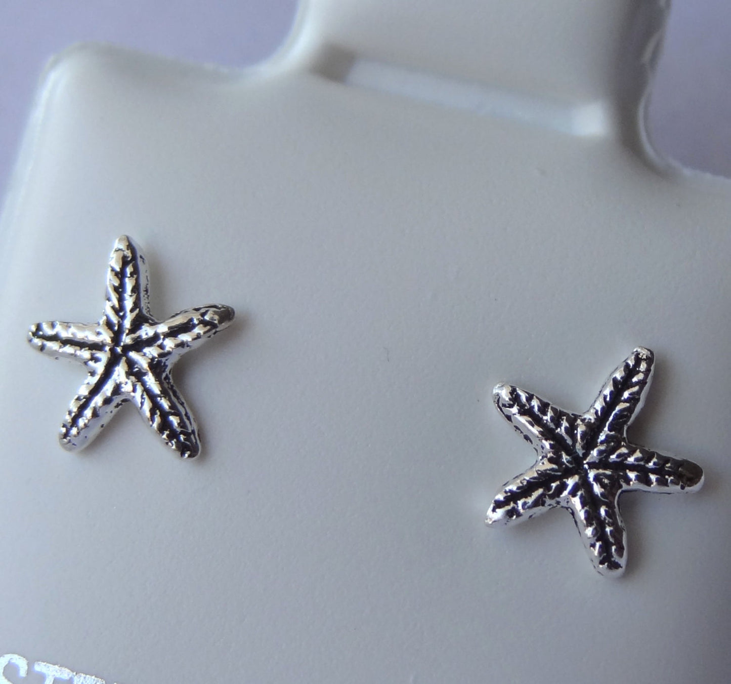 Sterling Silver Small Tiny Fancy Starfish Stud Post Earrings, Starfish Earrings, Beach Wedding Earrings,Tiny Starfish Earrings,Beach Jewelry