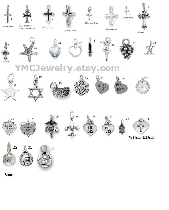Sterling Silver Add Charms