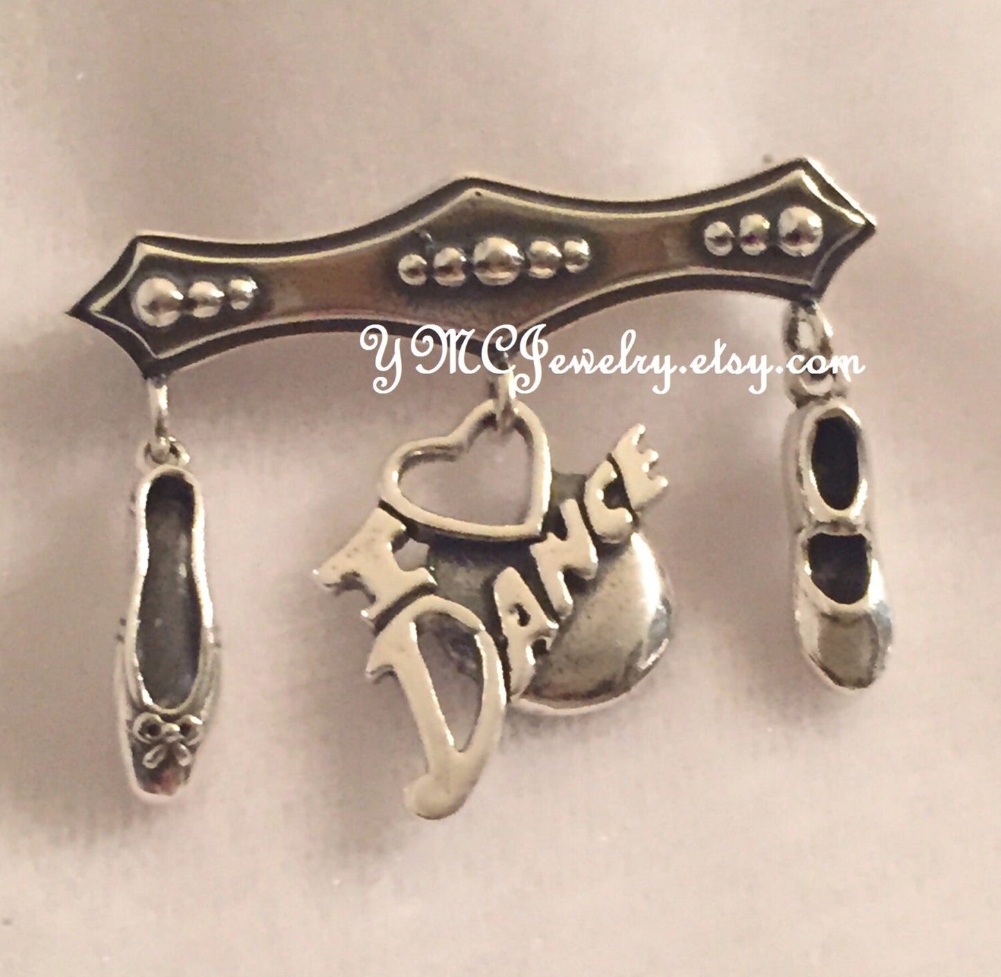 Sterling Silver Dance Brooch Pin,Dancer Present,Sterling Silver Ballerina Pin,Ballet Slipper Pin,Sterling Silver Brooch Pin,Dance Brooch Pin