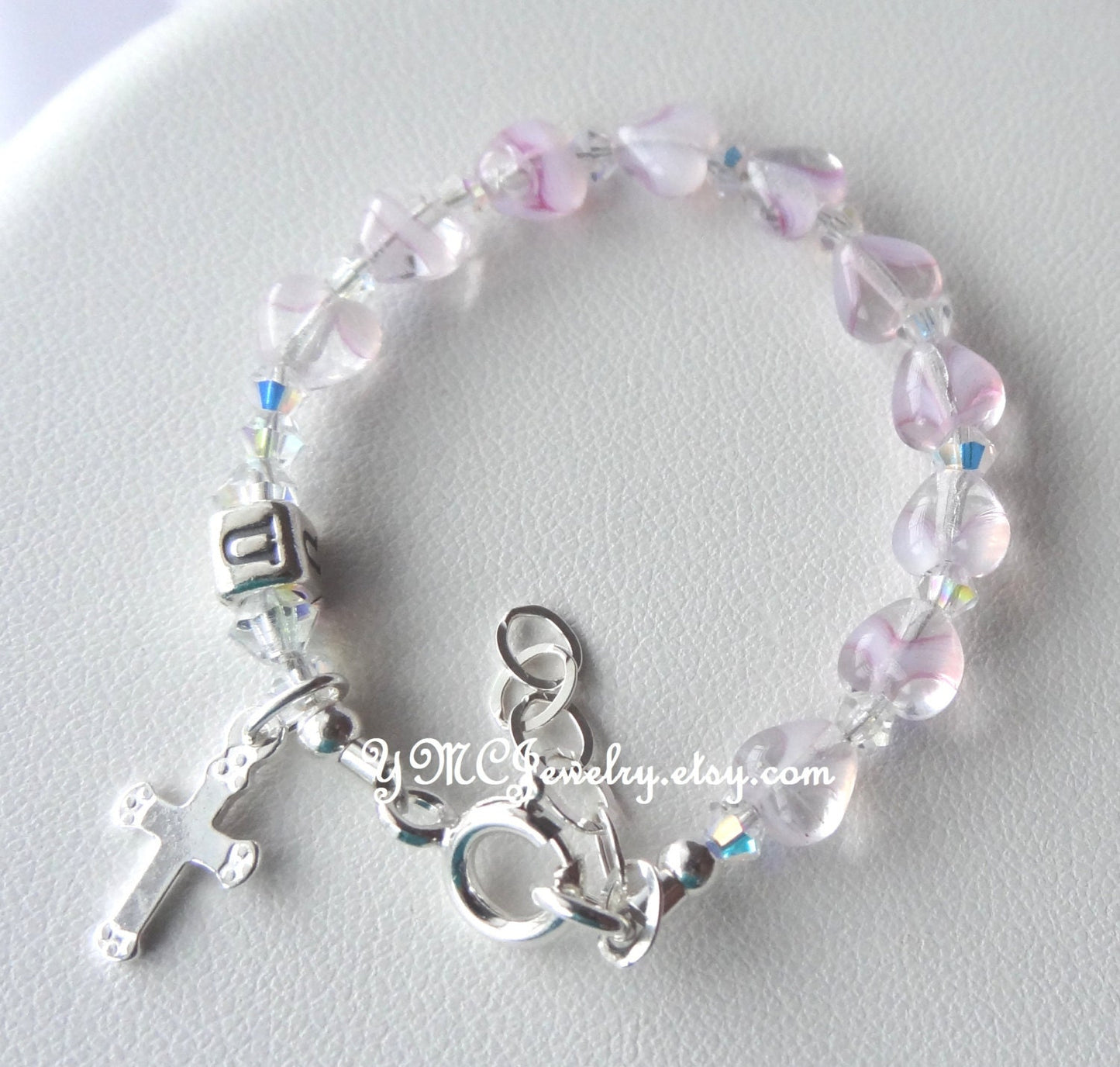 Baby Personalized Rosary Bracelet