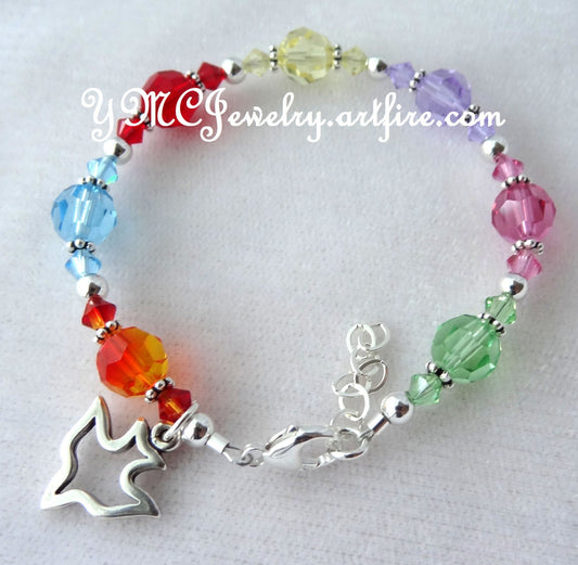 Confirmation Bracelet- Gifts Of The Holy Spirit Bracelet, Godmother Present,  Religious Bracelet, The 7 Gifts of the Holy Spirit Bracelet